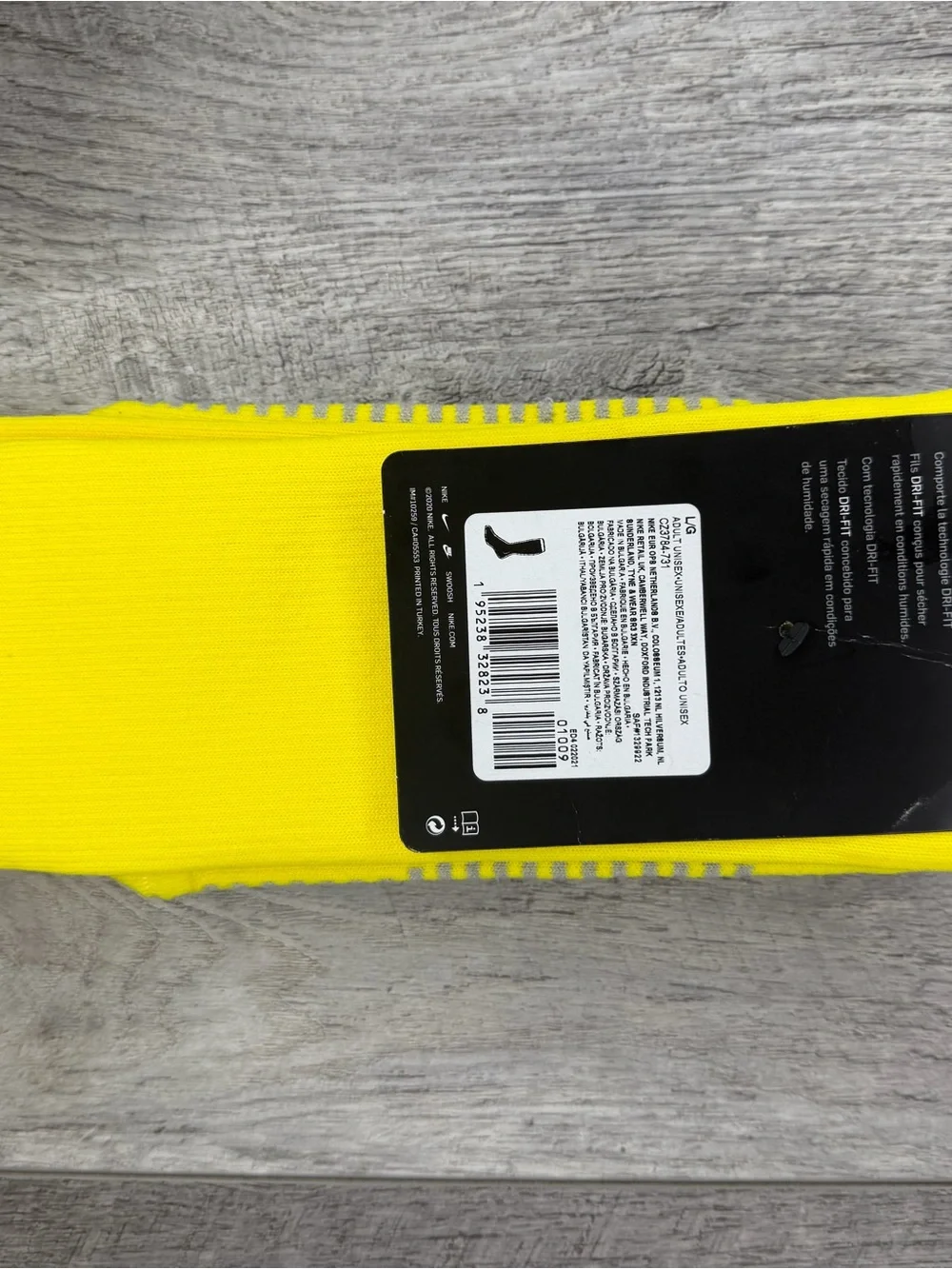 Chelsea FC Nike Black & Yellow Soccer Socks